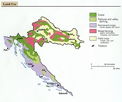 Croatia Land Use 1992