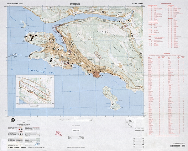 Dubrovnik Map