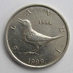 Croatia Coin 1 Kuna back