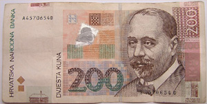 Croatia Note 200 Kuna front