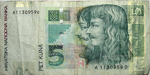 Croatia Note 5 Kuna front